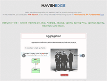 Tablet Screenshot of mavenedge.com